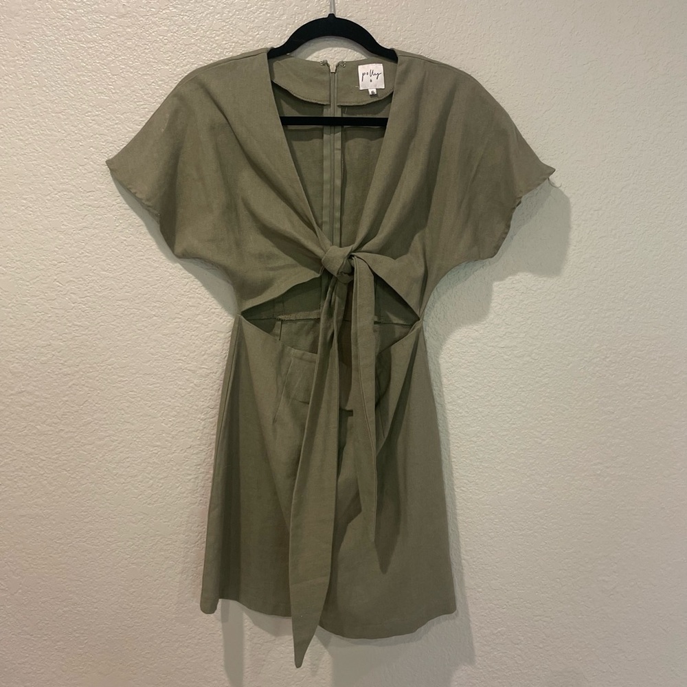 Princess Polly Olive Cutout Dress